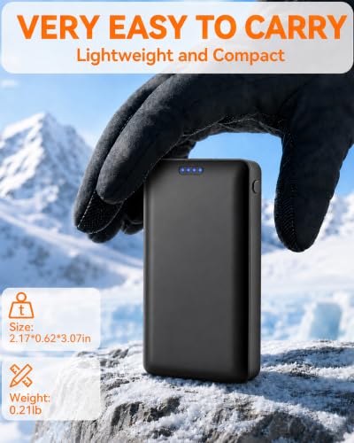 Image of 2 PCS 5000 mAh Battery Pack for Heated Gloves Socks Slippers Hat Scarves