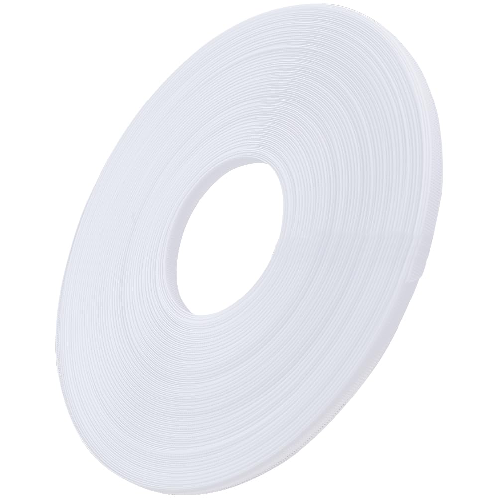 CRASPIRE 37 Yards 7.5mm High Density White Polyester Boning for Sewing Sew Through Plastic Sewing Corset Boning for Wedding Party Bridal Gowns Dress DIY Sewing Supplies Accessories Supplies