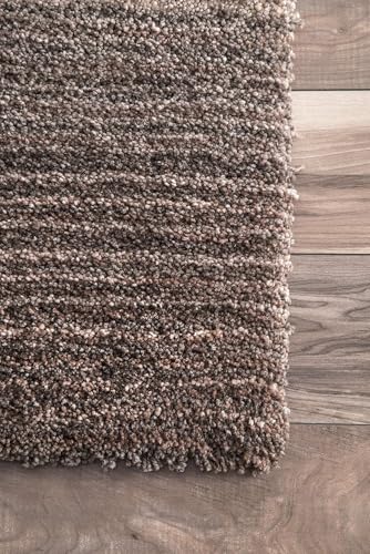 Image of F & B Rugs Luxurious Luck high Density Thick & Soft Shaggy Carpet Microfiber 2 Inch Pile Height 10 x 12 feet