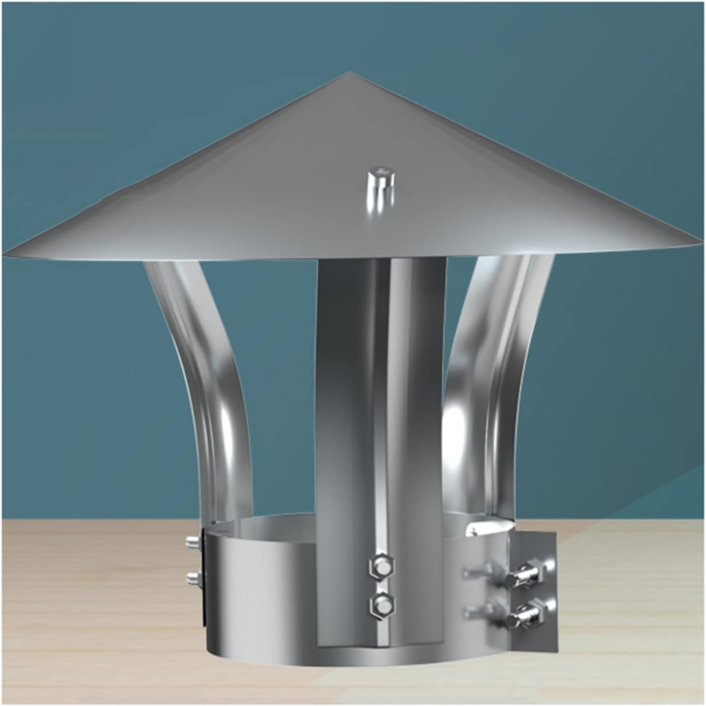 Chimney cap,chimney cowl, Cowl Cap,Fireplace Protection, Pipe Rain Cover Protector,Roof,for All Weather Conditions Top Round Exhaust,Customized Size,d23cm/9.06in(D23cm/9.06in)