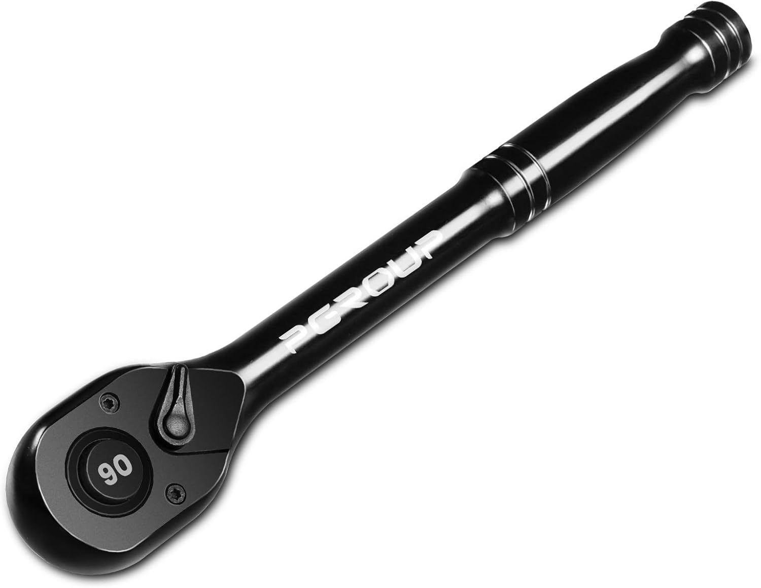 3/8-Inch Drive Ratchet Wrench, 90 Tooth Reversible Ratchet, 4-Degree Swing, Ergonomic Handle, Chrome Alloy Made, Quick Release Ratchet Wrench for Repairing, Home, DIY