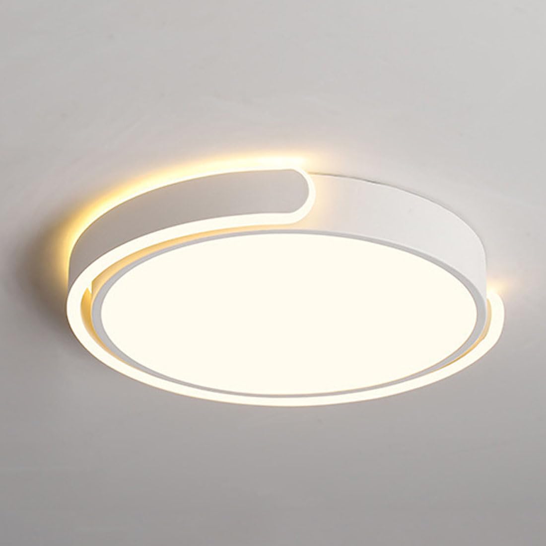 Plafonnier moderne minimaliste rond pour éclairage de chambre
