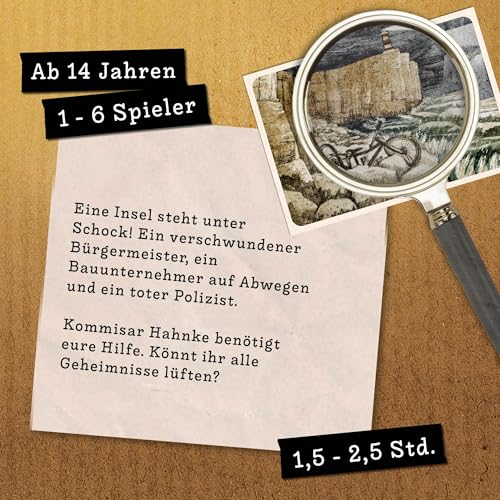 Stadtkrimis Exit Escape Stadtführung Hidden Games Tatort – Reif für die Insel – Krimispiel für Erwachsene – Krimigame – spannendes Detektivspiel – Escape Room Spiel – Tatortspiel – Mordfall lösen