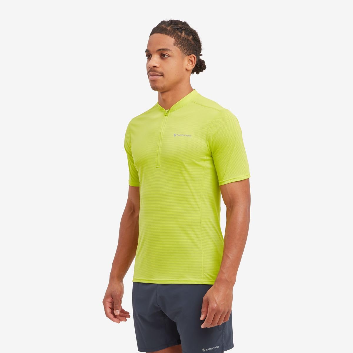 MONTANE Camiseta Marca Modelo Dart Nano Zip T-Shirt Citrus Spring XXL