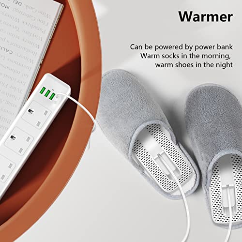 Secador de Calzado Eléctrico USB Blanco miniatura 3
