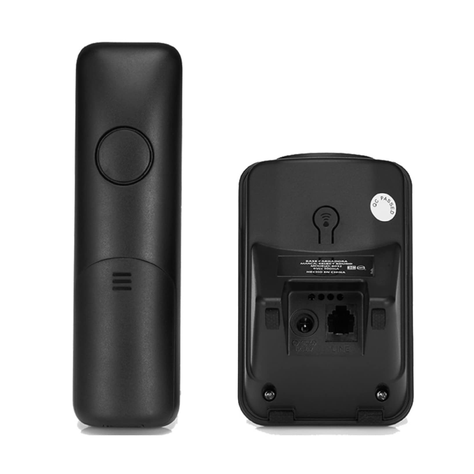 Telefono Cordless Compatto LCD E Tastiera HS Illuminata, Segreteria Telefonica in più Lingue di Visualizzazione per Uso Domestico E D'ufficio