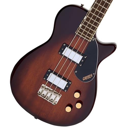 Gretsch Streamliner Jet Club Single-Cut Short-Scale Electric Bass Guitar - Havana Burst
