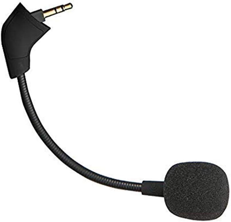 Microphone Boom, Compatible with 1st Version Wired Kingston HyperX Cloud 2 II Cloud Core Cloud Pro CloudX Gaming Microphone for PS4XboxOne Nintendo Switch Computer PC Gaming Headset