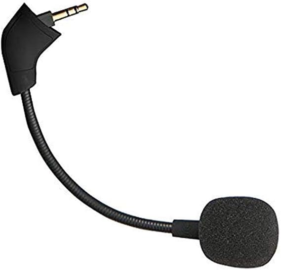 Replacement HyperX Gaming Microphone 3.5mm Uncredit Microphone Boom for HyperX Cloud/Cloud X/Cloud 2 II/Cloud Core/and Cloud Pro Silver Gaming Headsets