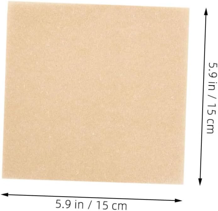 500pcs Nonstick Hamburger Patty Paper Sheets Oil Water Resistant Squares for Baking Bbq Restaurants Cookies for Food Separation Quality Preservation
