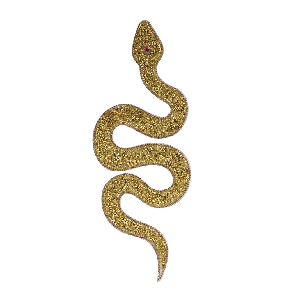 Amazon.com: Sparkling Snake Patch Glitter Snake Embroidery
