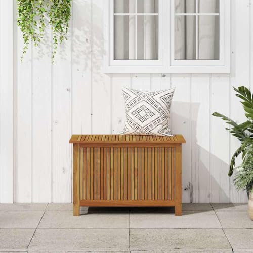 Caja de balcón de madera maciza de acacia con acabado premium al aceite de protección