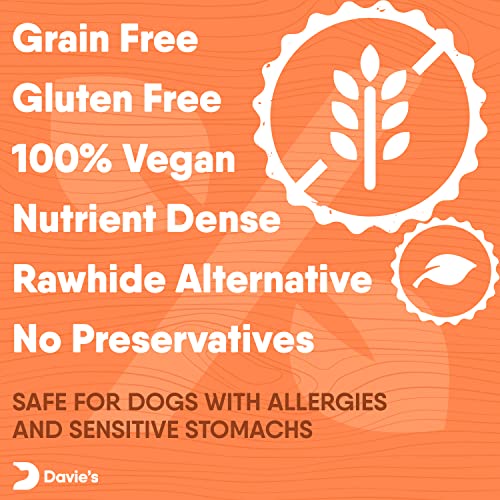 Davie's Sweet Potato Dog Training Treats - Bite Size Dog Treats For Small Or Large Dogs, Vegan Dog Training Treats, Made In The Usa, Grain Free, Vegetarian Alternative To Rawhide Chews #TOP3