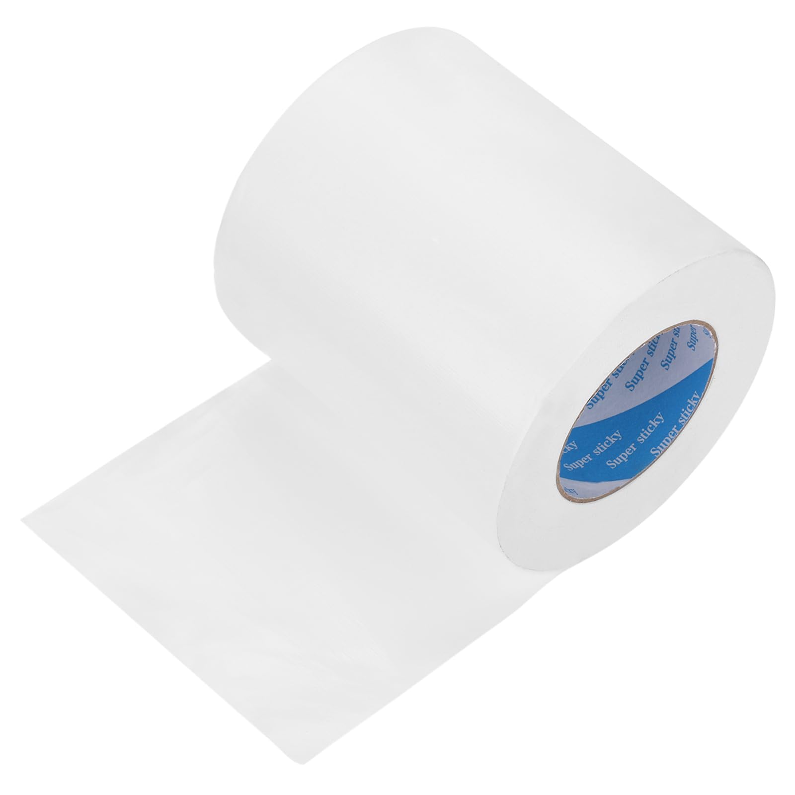 QUARKZMAN Cinta Adhesiva Resistente, 15 Cm X 50 M Impermeable Flexible Fuerte Adhesión Se Puede Rasgar Con La Mano Cintas Adhesivas Para Manualidades DIY Reparaciones Blancas