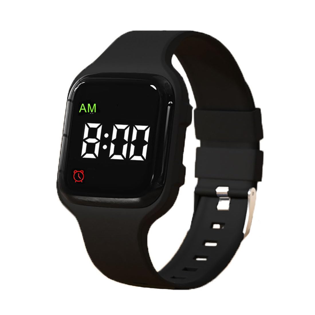 e-vibra Vibrating Alarm Watch, Potty Training Watch Water Resistant Medical Reminder Watch with Timer (Black)