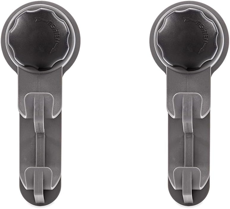 Camco RV Towel Hook Add Hooks Inside/Outside Your RV Strong Mechanical Suction