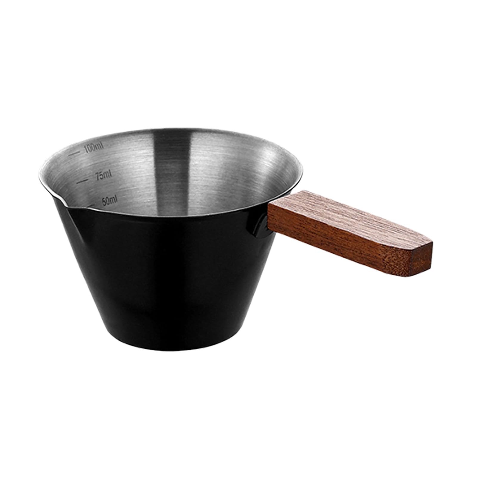 Kalttoy Multifunctional Measure Tool for Perfect Coffee Cocktails Liquid Measurement Tool Feature Natural Wood Handle Accurate Liquid Measurement