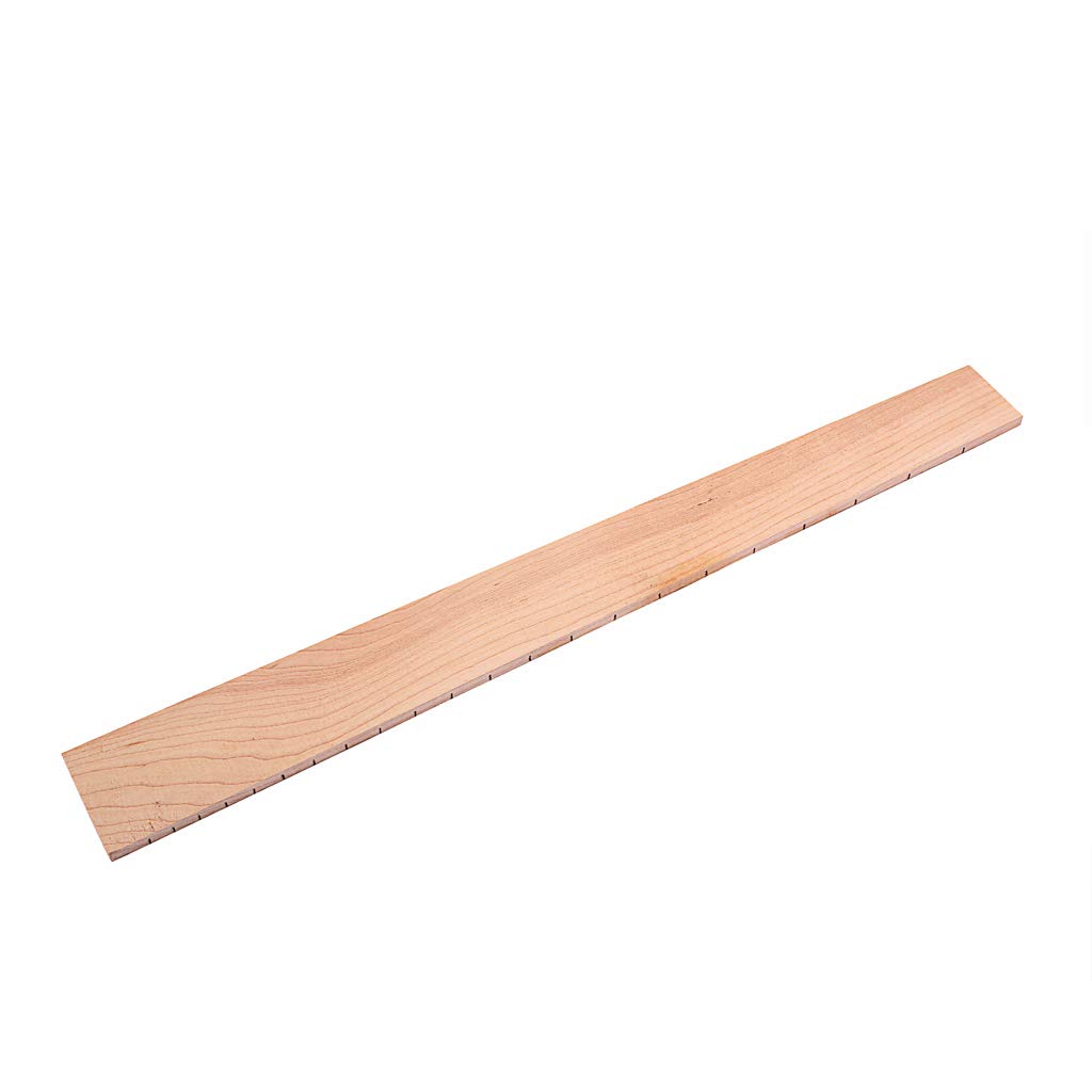 Alnicov Parti di ricambio della tastiera della tastiera della chitarra elettrica a 22 tasti in legno d'acero pre-scanalato