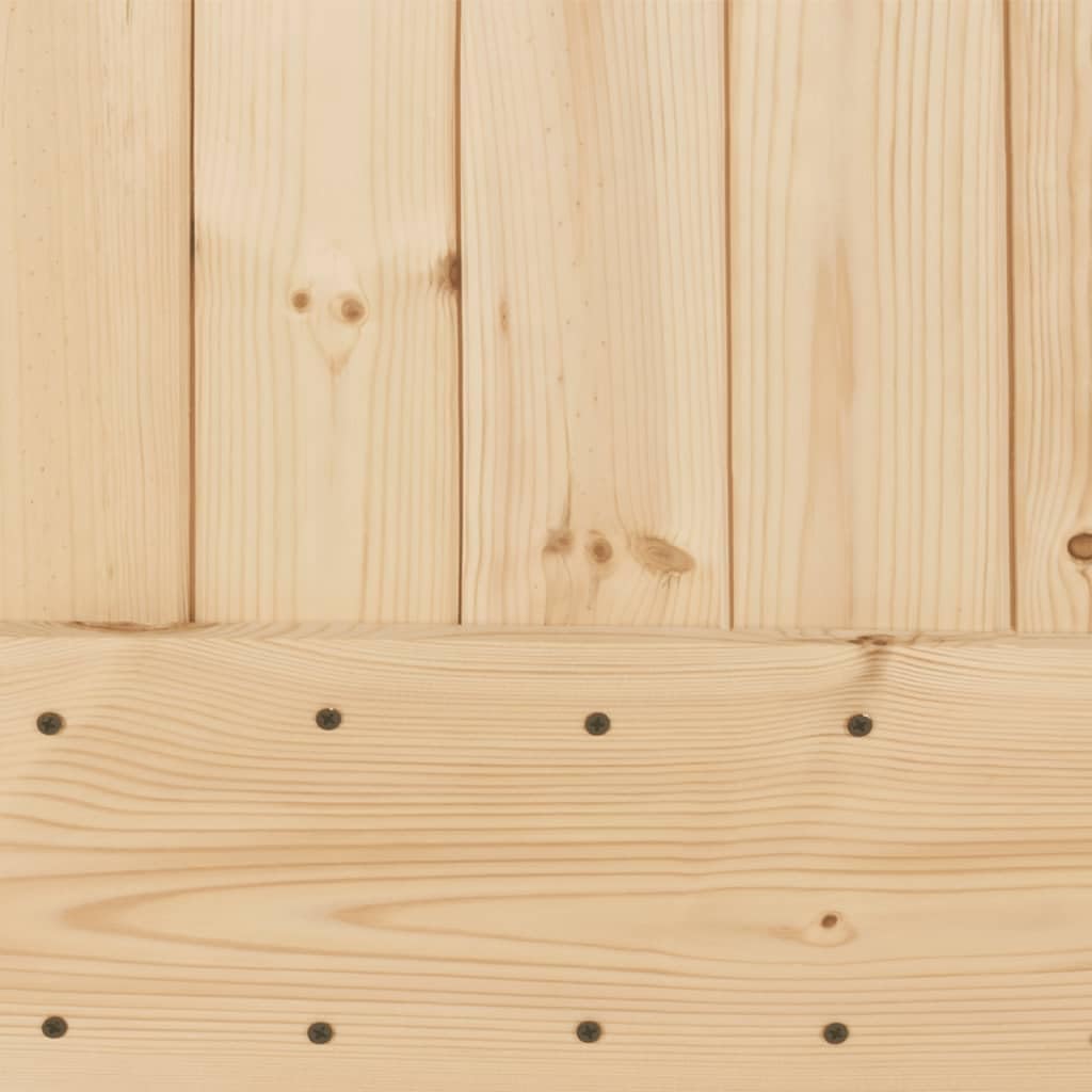 Porte 90x210 cm Bois Massif de Pin Panneau Suspendu en Bois Porte Interieur Bois Porte Bois Porte Coulissante Bois Porte Coulissante sur Rail Porte de Grange Meuble Porte Coulissante