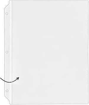 StoreSMART - 8 1/2" x 11" Vinyl Sheet Protectors 20 Pack - Side-Loading - VH1425L-20
