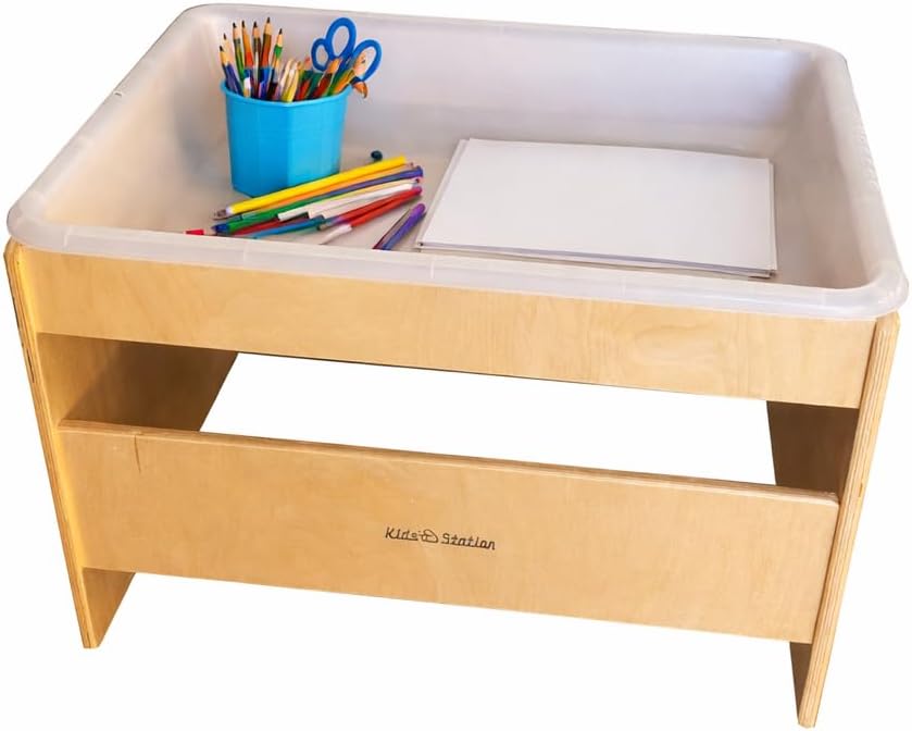 Kids' Station 18" Sensory Table with Lid