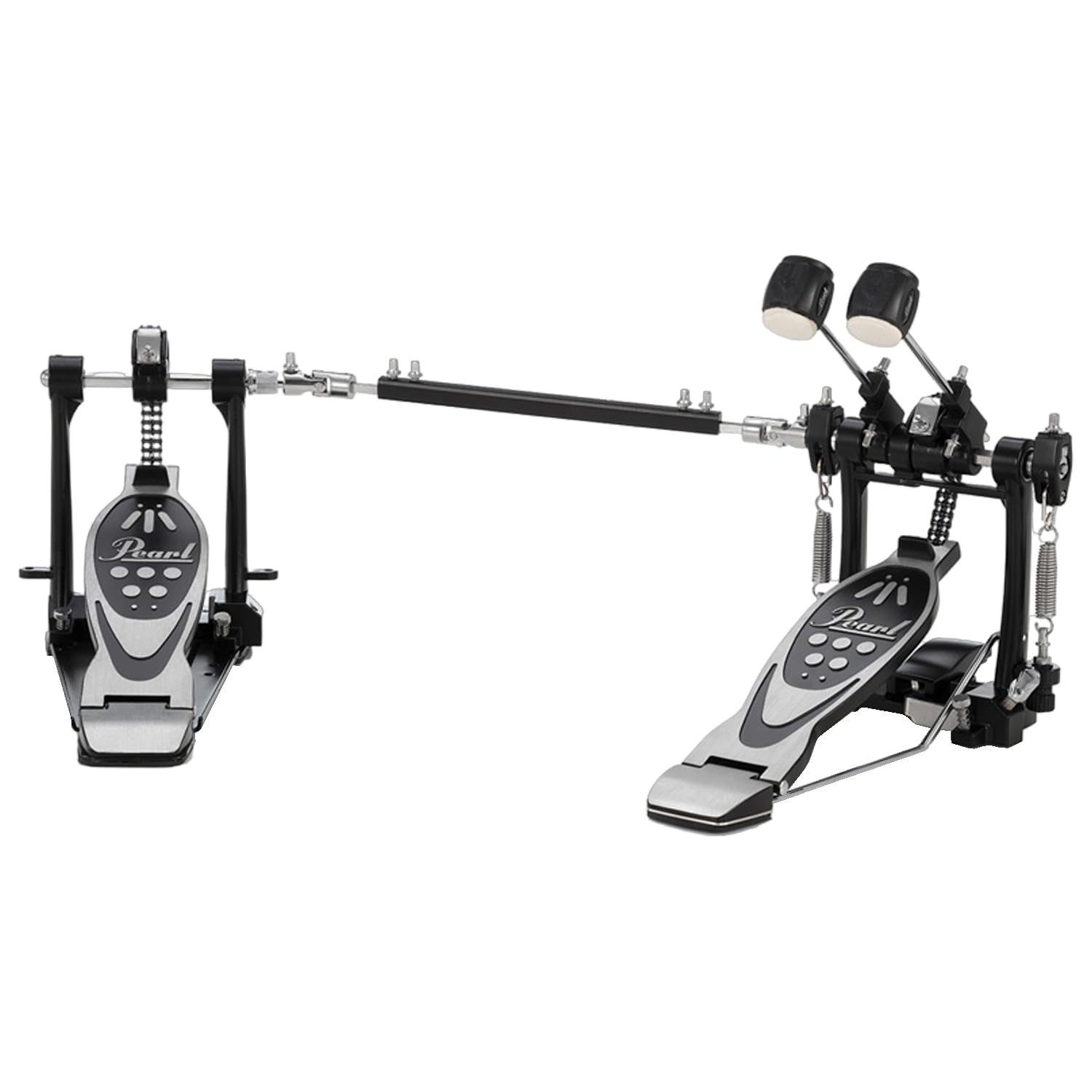 Pearl P-532 Double Bass Drum Pedal Doppel Fußmaschine mit keepdrum Drumsticks