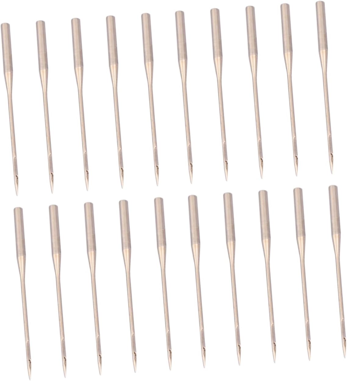 DIYEAH 100pcs Home Sewing Machine Needles Kit Durable Flat Shank Needles for Singer Brother and More Suitable for Various Woven Fabrics Easy to Use and Store