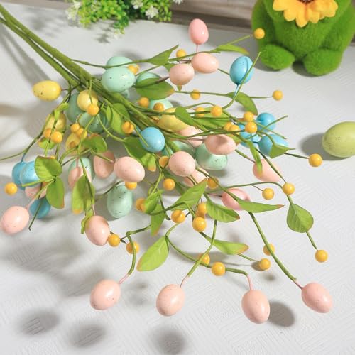 Tiges florales printanières avec 5 branches de printemps réalistes pour vase