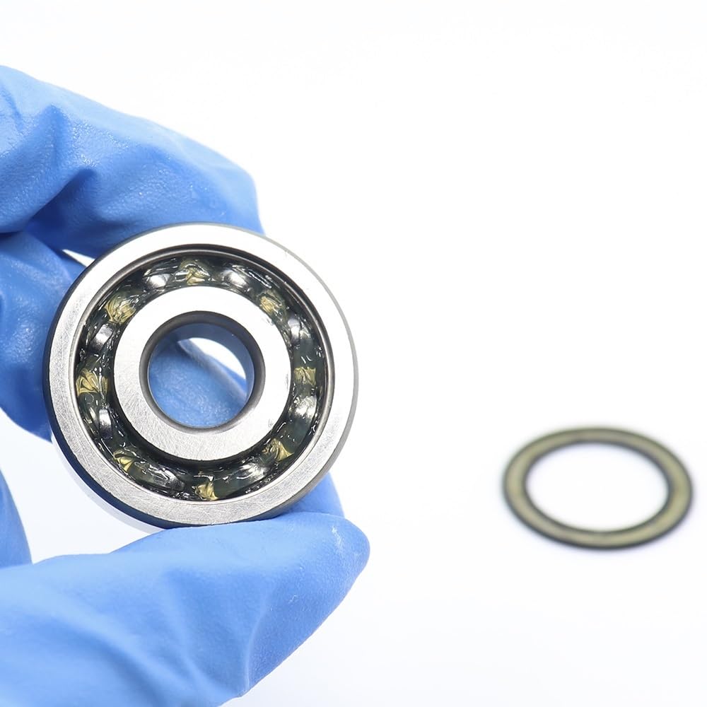 WTEPNQQDI 6200-2RS Ball Bearing 10 * 30 9 mm Chrome Steel Double Sealed 6200RS Bearings for Bicycle BB90 Bracket Bottom