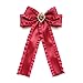 Premium Fashion New Red Wok Coktie Gonna Cocca Nastro Big Bowtie Girl & Womans Abbigliamento Accessori alla Moda per Donne (Color : Wine Red)