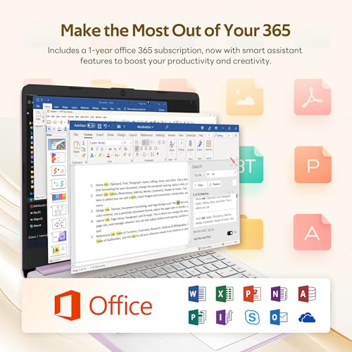 Image of HP Flagship 14 inch HD Student&Business Laptop with AI Copilot, 13th Gen Intel 4-Core, 4GB RAM, 1.12TB Storage (128GB UFS + 1TB Docking Station), 1 Year Office 365, Wi-Fi 6, Win 11 S, Lavender Purple