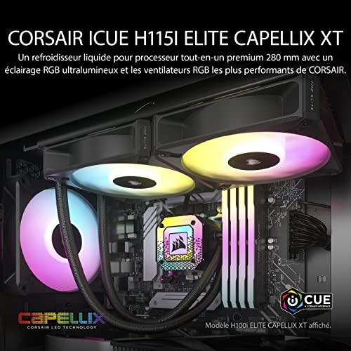 Corsair CW 9060069 WW système de refroidissement d'ordinateur Processeur Refroidisseur de liquide tout en un 14 cm 1 pièce Neuf - vue 7