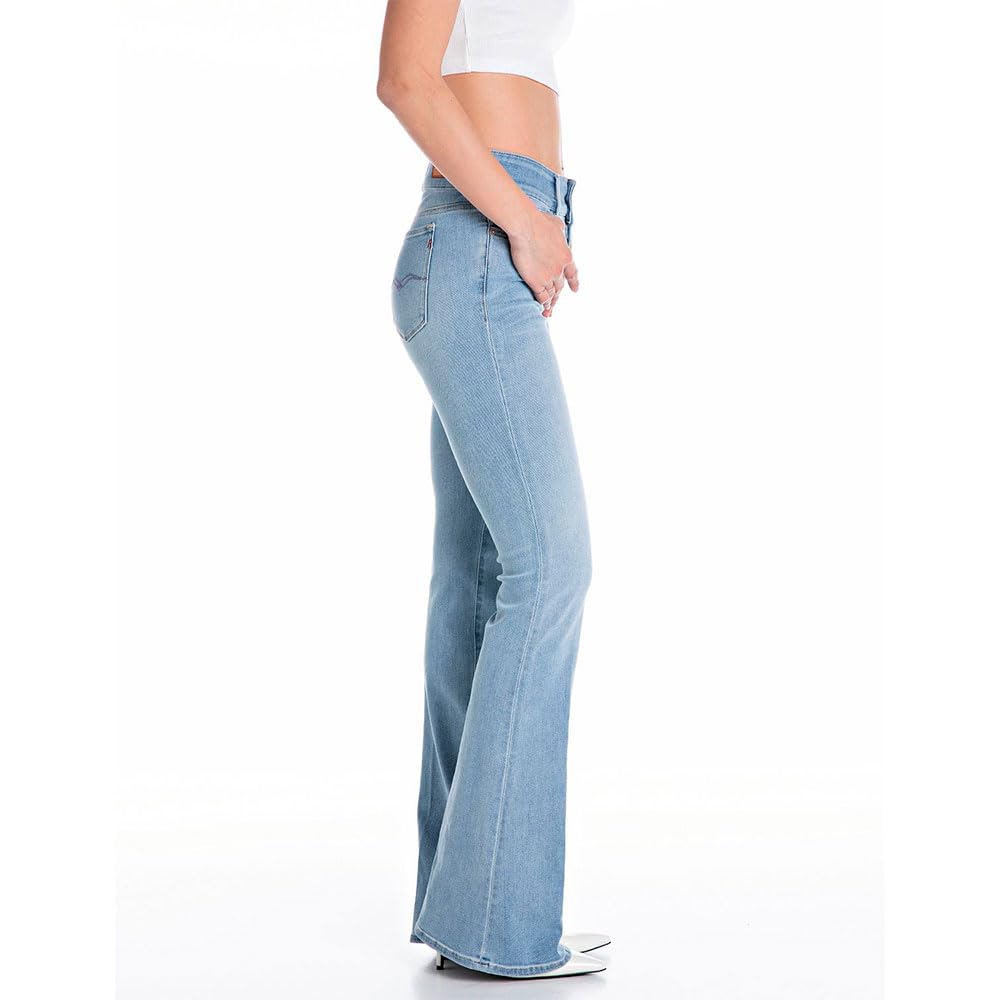 Replay Newluz Flare Jeans Femme