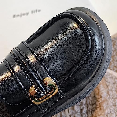 New Solid Rubber Sole Soft And Non Slip Metal Decorative Buckle Children's Fashion Casual Low Slides for Toddler Girls4