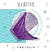 PixieCrush Mermaid Tail Blanket for Teenagers/Adults & Kids Thick, Plush Super Comfy Fleece Snuggle Blanket with Double Stitching, Keep Feet Warm (Small, Shiny Purple)