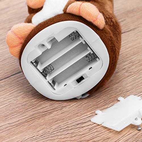 Toyvian Brinquedo de Pelúcia de Hamster Falante Elétrico Mimetismo Brinquedo de Animal de Estimação