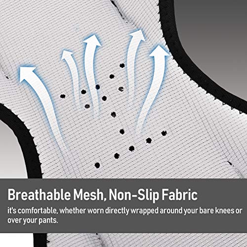 Joelheiras, Romacci Joelheiras de apoio de articulações respirável antideslizante Power Lift Apoio d