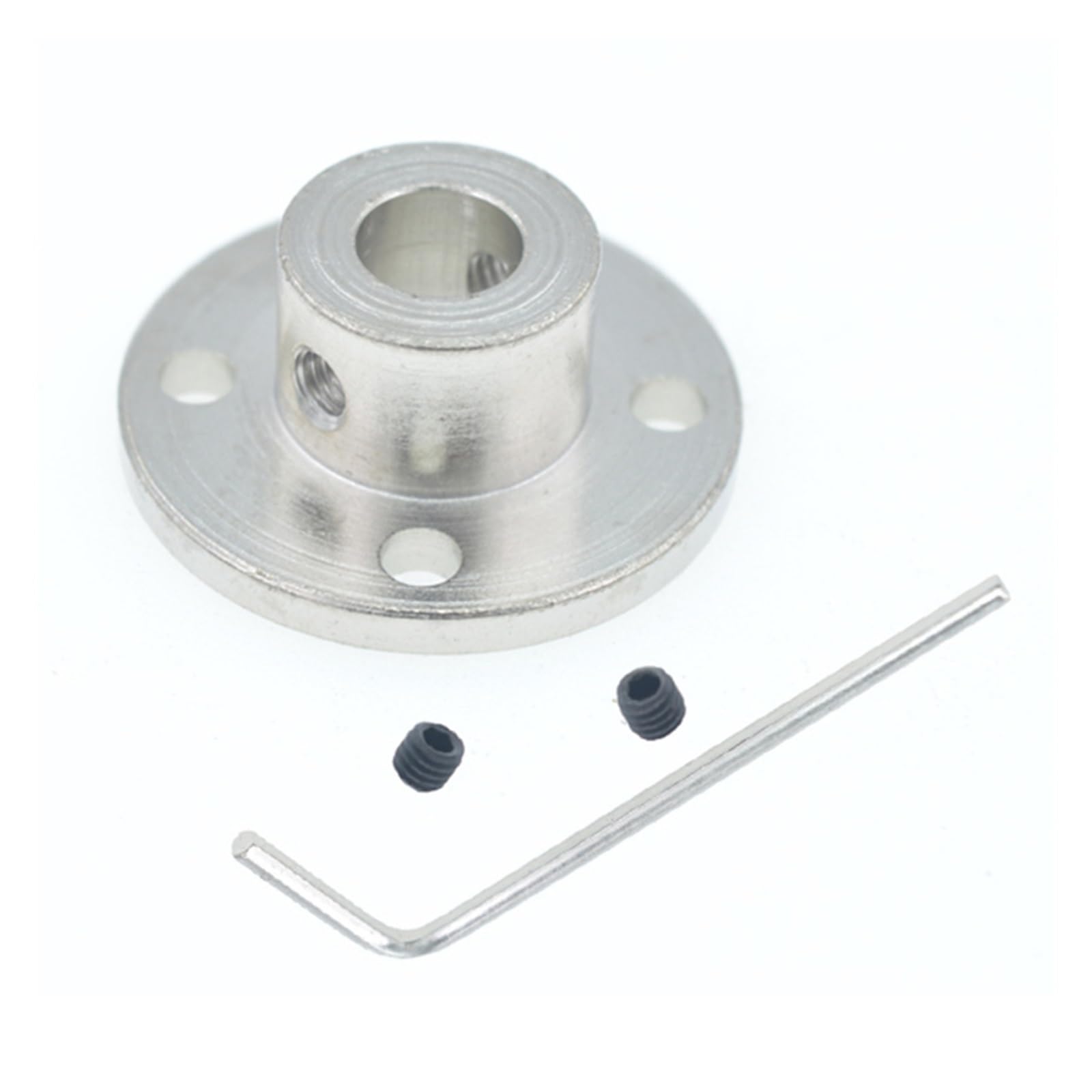 accoppiamento flangia in alluminio, Giunto albero motore con flangia rigida di diverse dimensioni(8mm)