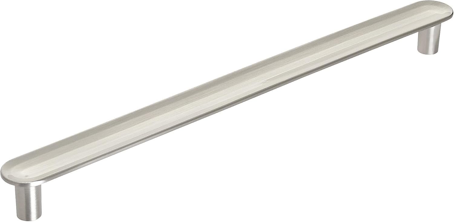 Amerock | Cabinet Pull | Satin Nickel | 7-9/16 inch (192 mm) Center to Center | Concentric | 1 Pack | Drawer Pull | Drawer Handle | Cabinet Hardware