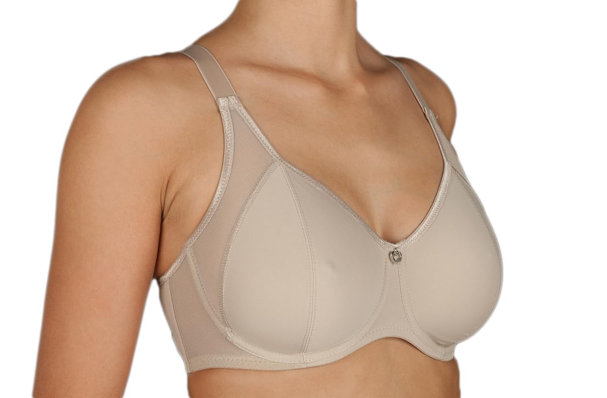 Selente My Secret Reggiseno Donna a Coppa Morbida Curvy/Taglie Forti Coppe D-K con Salva bucato Incluso. Made in EU.