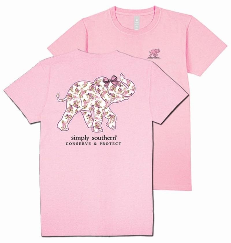 Simply Southern Elephant Conserve & Protect Women's Short Sleeve T-Shirt
