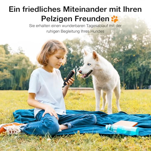 HZK Anti Bell Gerät Hunde,Ladefähiges Handheld Antibell Ultraschall Gerät,3 Modi,Geeignet für Kleine, Mittlere und Große Hunde,Drinnen und Draußen