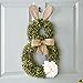 Cottontail Easter Bunny Wreath - Spring Season Front Door Decoration