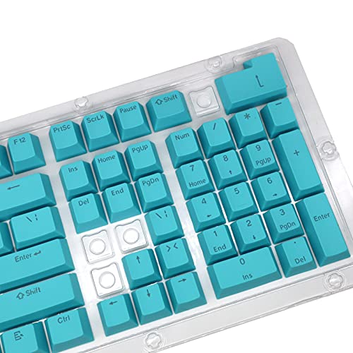 Keycaps PBT Duvance bleu touches de rechange pour clavier mécanique