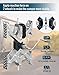 Heavy Duty X-Shaped RV Wheel Chocks, Wheel Chocks for RV Trailer Trailers & Trucks, Anti-Rust Coating X Chocks for RV 2 pack, RV Wheel Stabilizer Fits Tires 3” to 11” (Drill Adjustable Option)