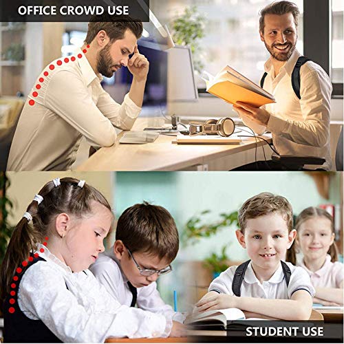 Miniatura 3 de Para hombres y mujeresenderezador de espalda ajustable y proporciona alivio del dolor del cuelloespalda y hombro superior de la espalda para soporte