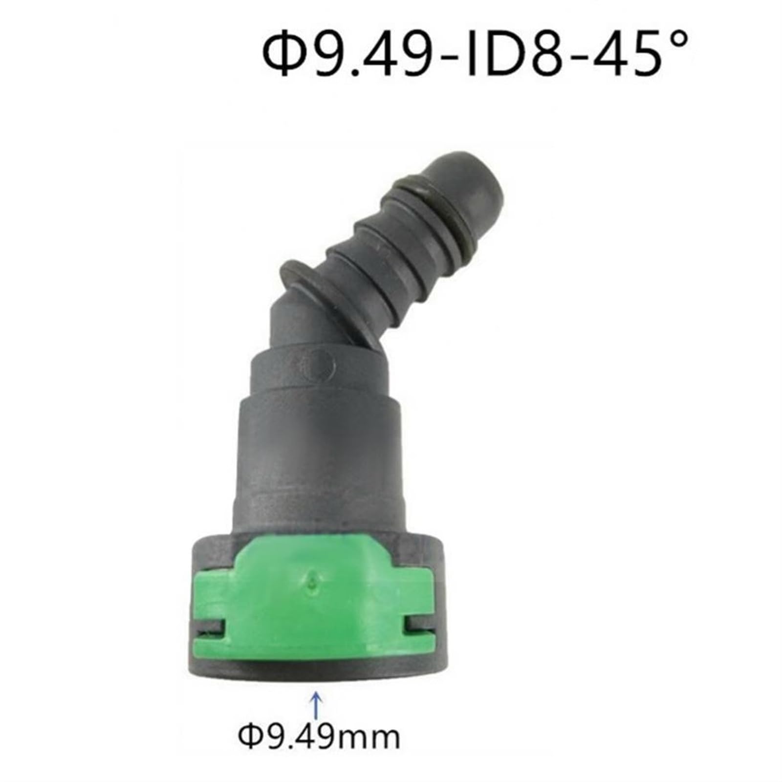 9.49/ID8 Automobile Fuel Line Quick Connector Fuel Line Hose Pipe Quick Release Female Connect Connector Car Accessories (Size : 45 Degree - View #7