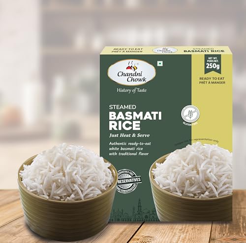 Chandni Chowk Ready to Eat Steamed White Basmati Rice | Just Heat...
