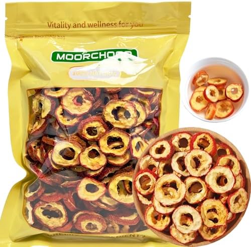 Premium Seedless Dried Hawthorn 160g（5.64oz） Nature Sun-Dried Hawthorn,shanzha Herbal Tea Hawthorn Fruit Tea 山楂干 无硫山楂片