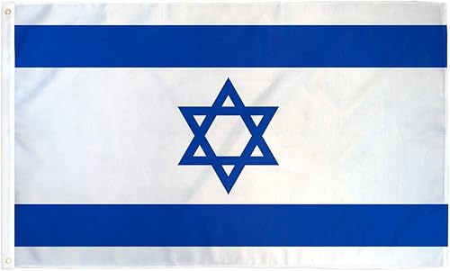 Bandera de país de Israel, nueva serie Ultrabreeze, poliéster de 3 x 5 pies